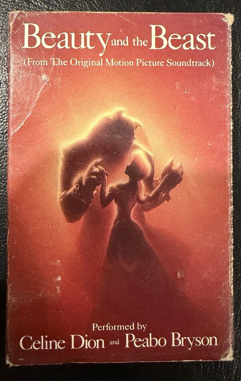Disney Beauty And The Beast Cassette Single By Celine Dion & Peabo Bryson